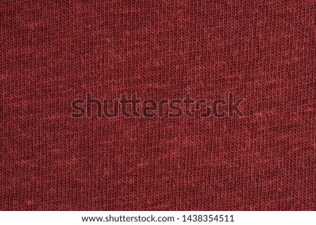 The structure of cotton fabric.Red, pink, blue brown