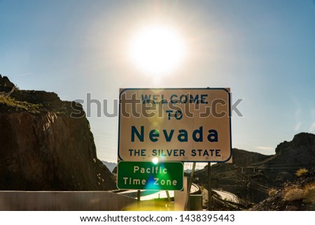 Welcome to Nevada - From the Mike O'Callaghan - Pat Tillman Bridge