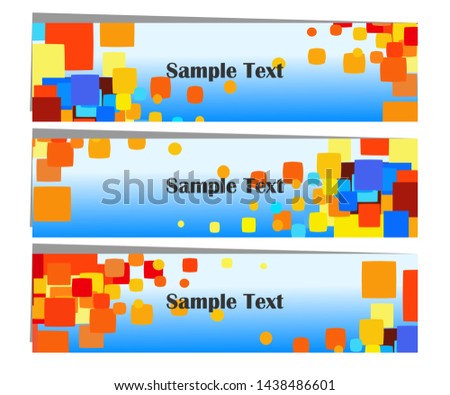Vector abstract banner design web template. Collection of abstract banners.Suitable for banner sale, presentation, social media stories, story, promotion, flyer, poster and brochure