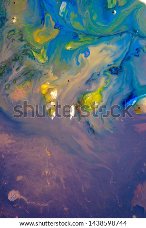 Abstract acrylic paint background, beautiful color mix.