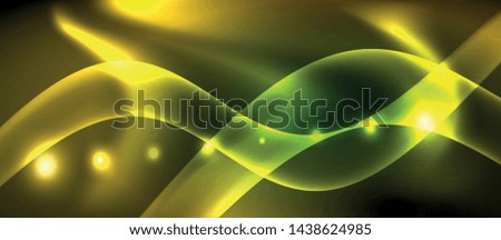 Glowing shiny light abstract background, vector template