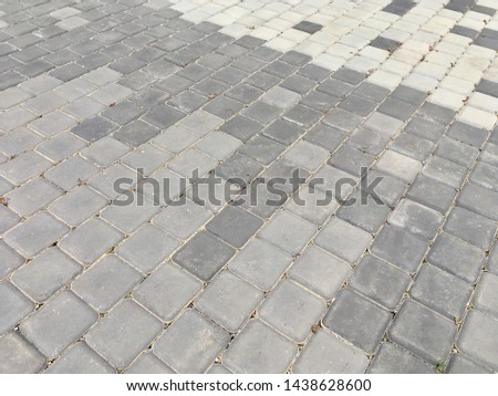 Sidewalk pattern floor texture and background
