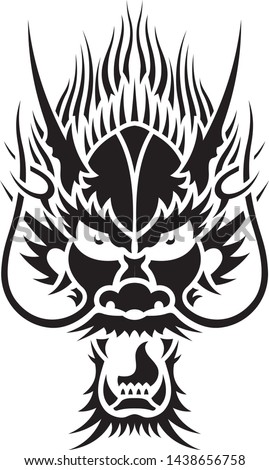 Logo Kepala Naga Vektor  Logo Keren
