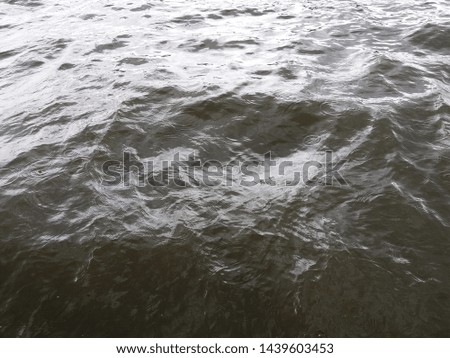 River water background with sunlight reflections.
Texture and surface of water in river.