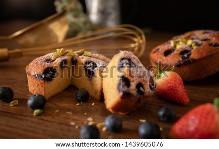 blueberry cake with Strawberry Cake
