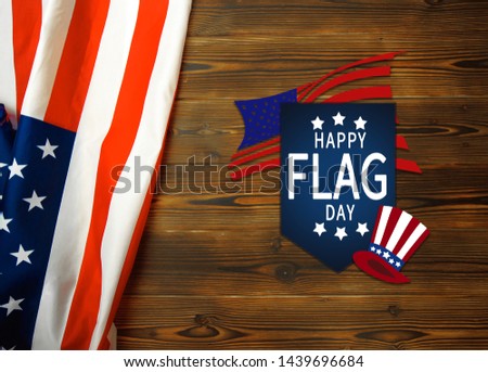 Happy American Flag Day background - Image 
