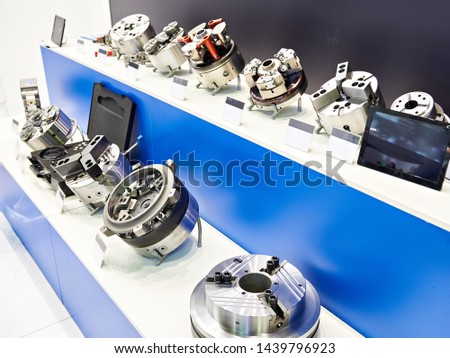 Spare parts chuck for lathes at the exhibition