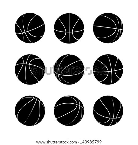 Basketball Set Royalty-Free Stock Photo #143985799