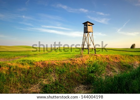 Hunting pulpit, Poland , Europe