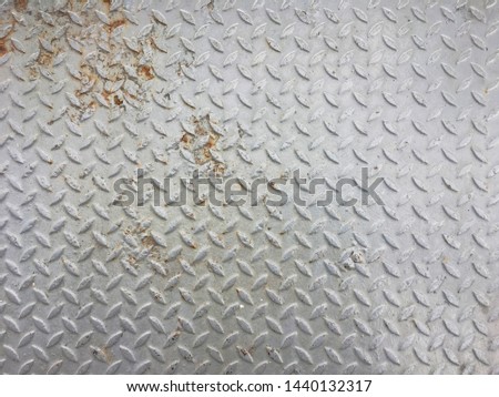 rusted steel texture. Stainless steel background , Industrial shiny metal silver list with hand grip or jaw