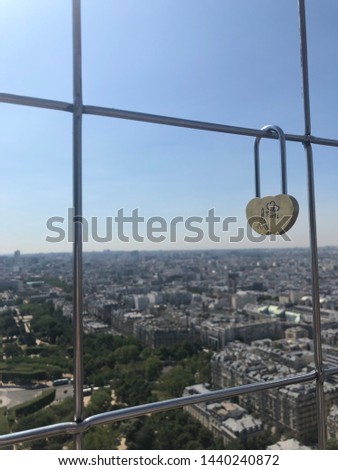 The view from the Eiffel Tower