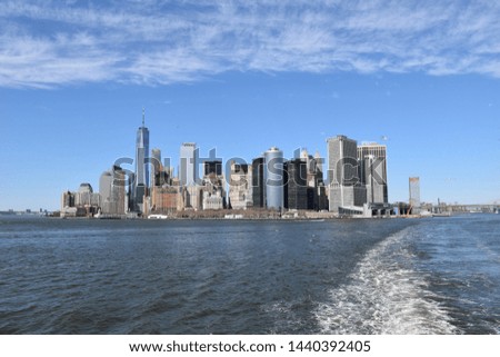 View on Manhattan from the water