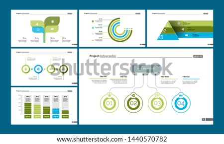 Management process, bar and flow charts. Business and planning concept. Infographic design set can be used for workflow layout, diagram, annual report, presentation, web design.