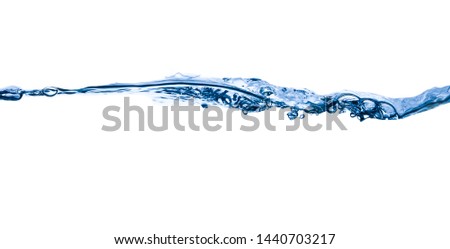Splash of water on a white background