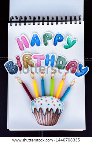 Happy Birthday Cupcake Birthdaycandles Candles Cake