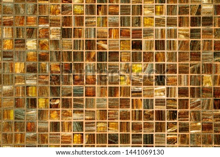 Beautiful mosaic tile on the wall background