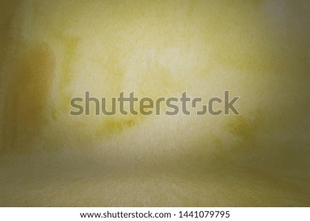 photo backdrop yellow, studio background for photos wall and floor lit by lamps. Studio Portrait Backdrops Photo