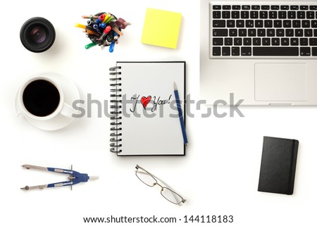 modern office desktop