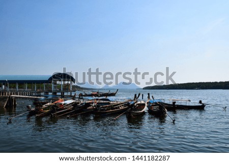 Background image of a fishing boat