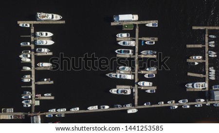 Boats and boats at the pier