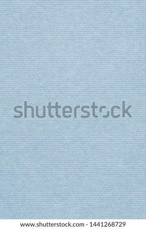 Photograph of artist coarse grain striped pale powder blue watercolor paper texture sample