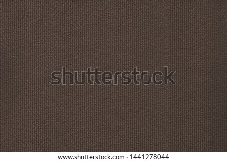 Photograph of artist coarse grain striped umber brown watercolor paper texture sample