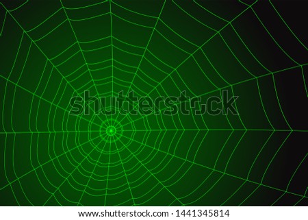 concentric white web on a gray background