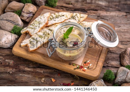 Chicken or turkey liver pate, rabbit or poultry pate. Delicious, homemade, nourishing