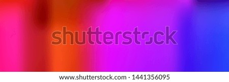 Panoramic abstract blurred gradient mesh background, horizontal view for a glass panels. Trendy modern abstract backdrop. Magic concept for your graphic design.