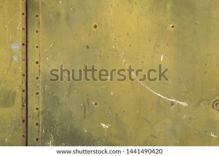 grunge background: painted metal with rust and abrasions