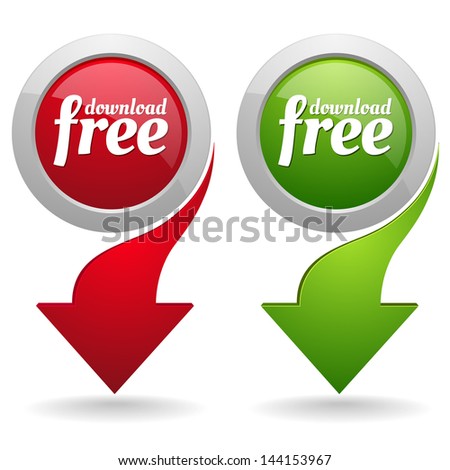 Two free download buttons with arrow