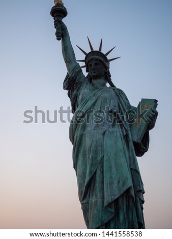 Statue of Liberty at Odaiba Tokyo Japan