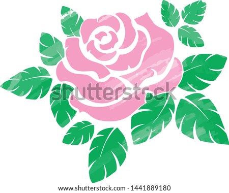 Watercolor Pink Rose is the best design for summer