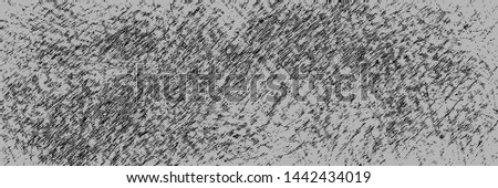 Vector background in grunge style, black scratches on gray.