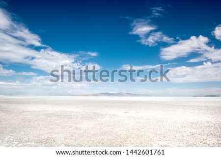 The Great Salt Lake. U.S. State of Utah