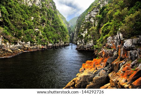 Storms River -  Eastern Cape, South Africa Royalty-Free Stock Photo #144292726