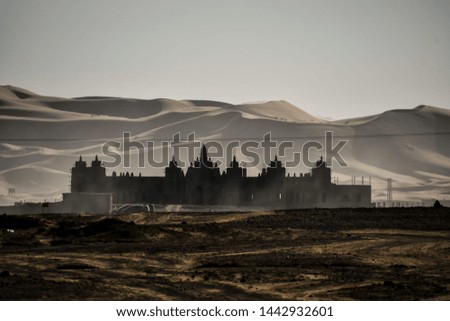 castle at sunset, beautiful photo digital picture