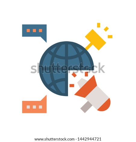 business, marketing, technology, event and networking for mobile applications and websites. Flat vector illustration