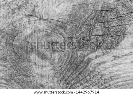 wood background  . Black and white photography.