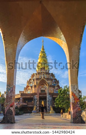 Temple in Thailand and Buddish state