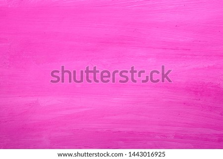 Pink background painted with paints on white paper.Blank, design, element.