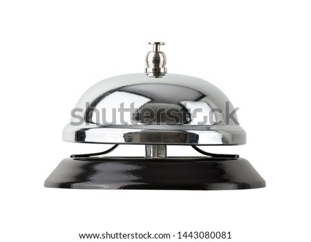 call bell isolated on white background Royalty-Free Stock Photo #1443080081