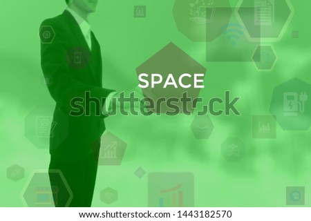 SPACE - technology and business concept