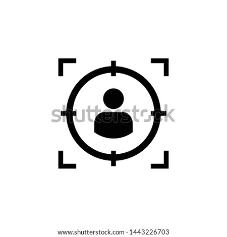Focus Target Shoot Icon Vector Design Symbol Illustration