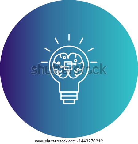 Creative mind icon for your project
