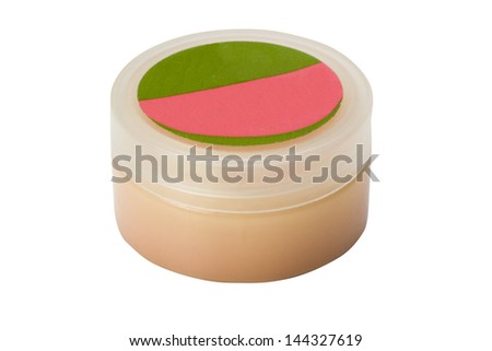 Close-up of a moisturizer container