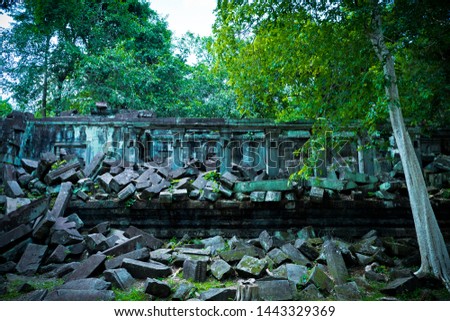 Beng Mealea in Siem Reap, Cambodia. It is part of Angkor World Heritage Site.
