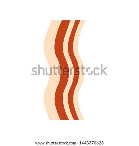 bacon icon color illustration vector eps10