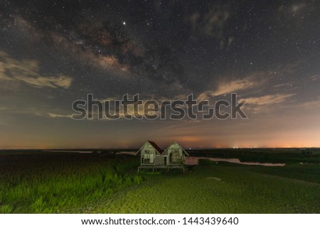 Milky Way in southern of Thailand
