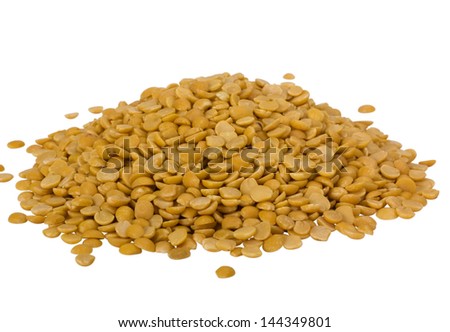 Close-up of stack of pigeon peas